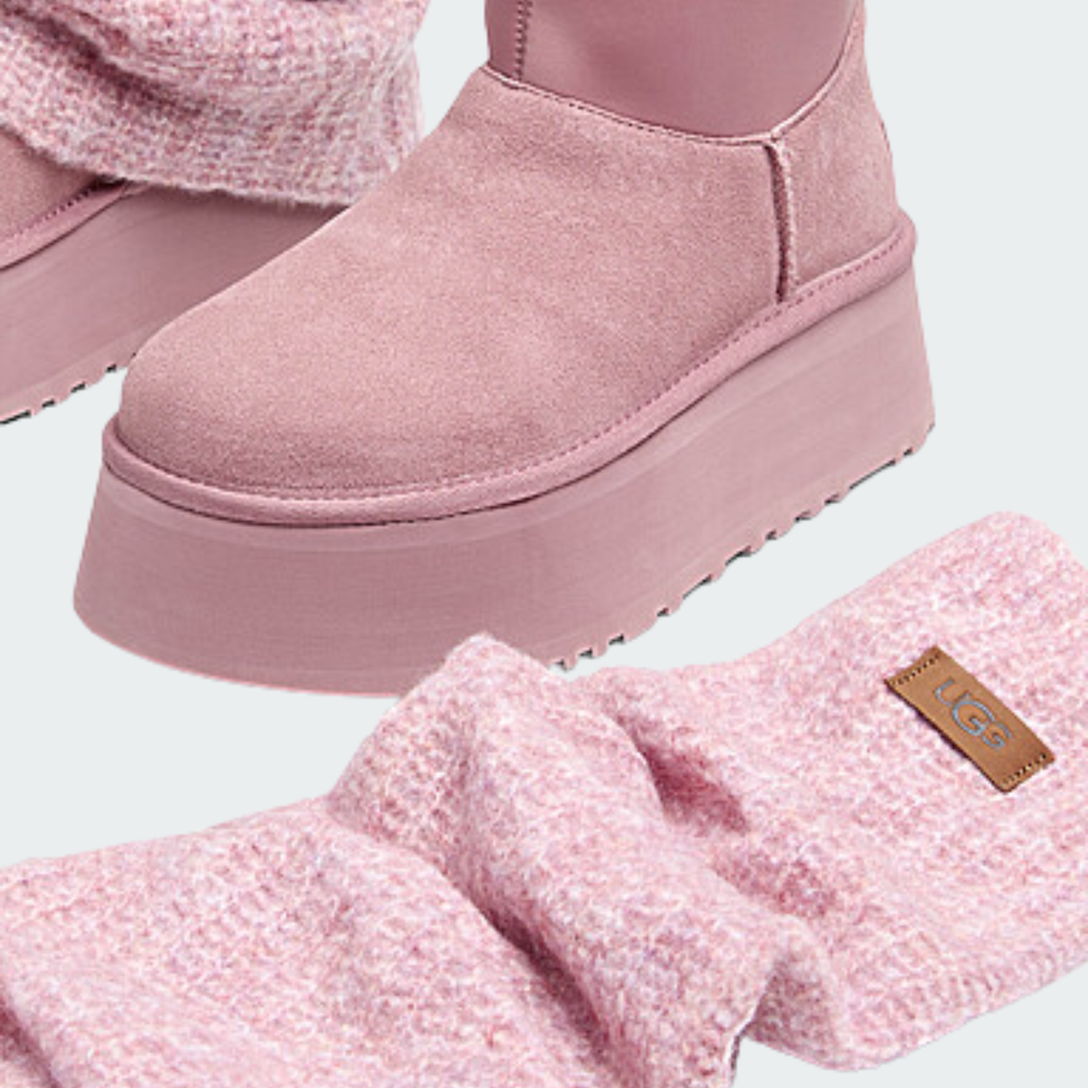 Classic Mini Dipper Legwarmer Pink
