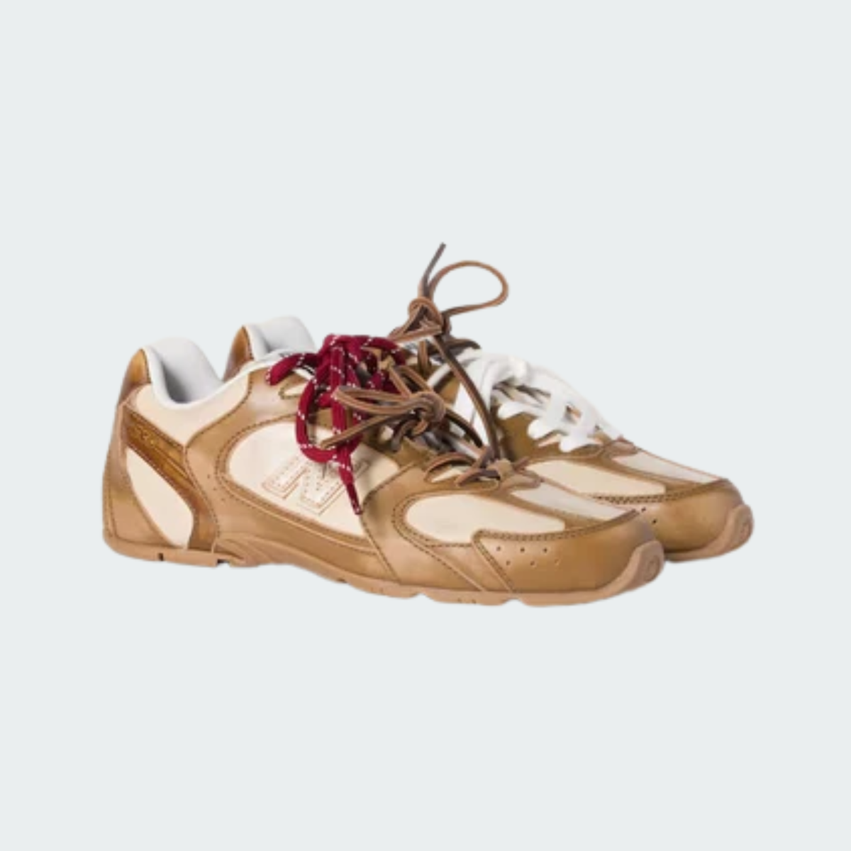 530 SL Runner – Deco’ Calf Leather & Suede Edition (Cinnamon / Travertine Gray)