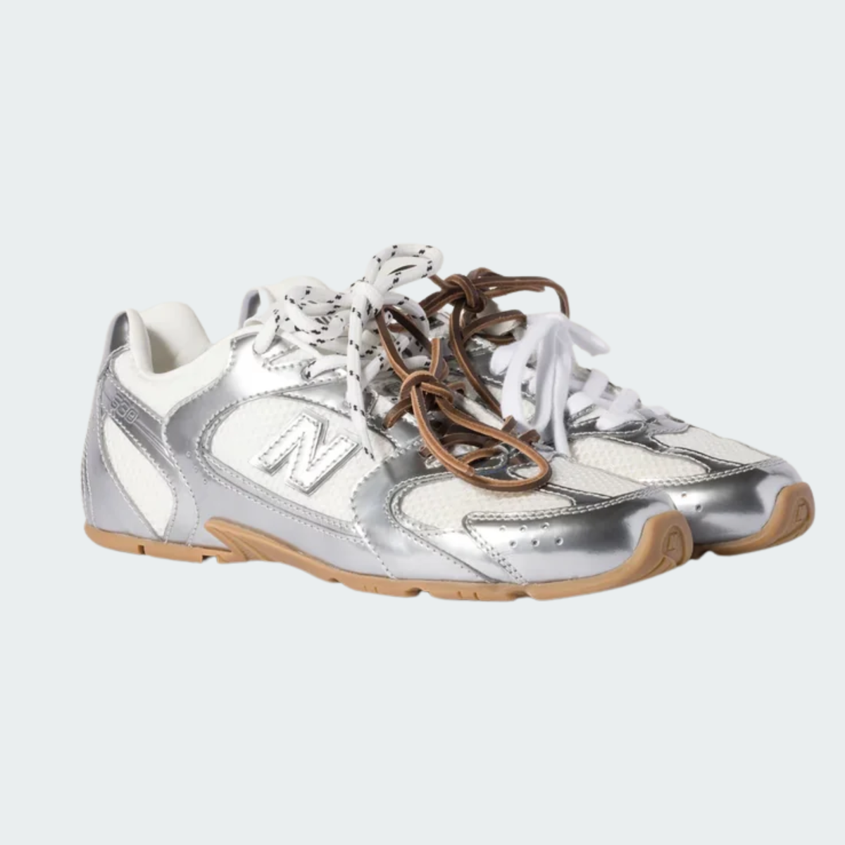 530 SL Runner – Leather and Mesh Metallic Edition
