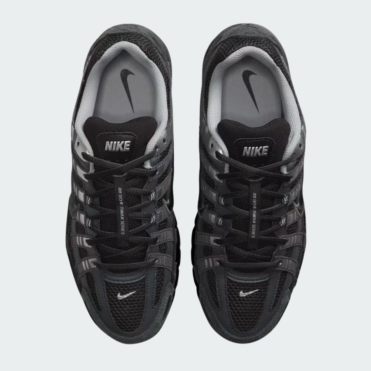 P-6000 Suede Anthracite Metallic Silver
