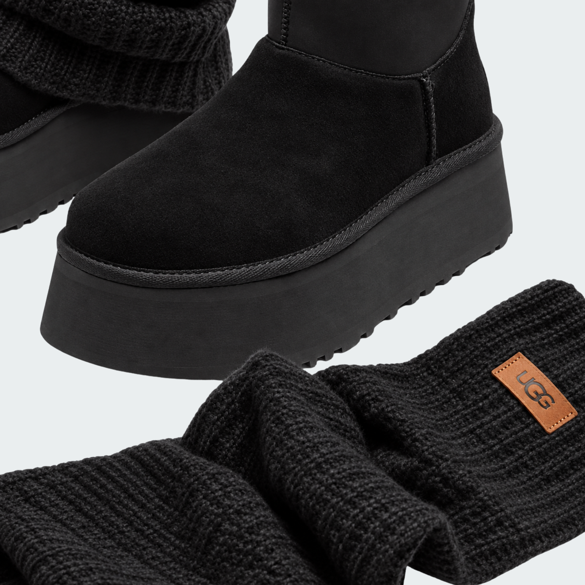 Classic Mini Dipper Legwarmer Black