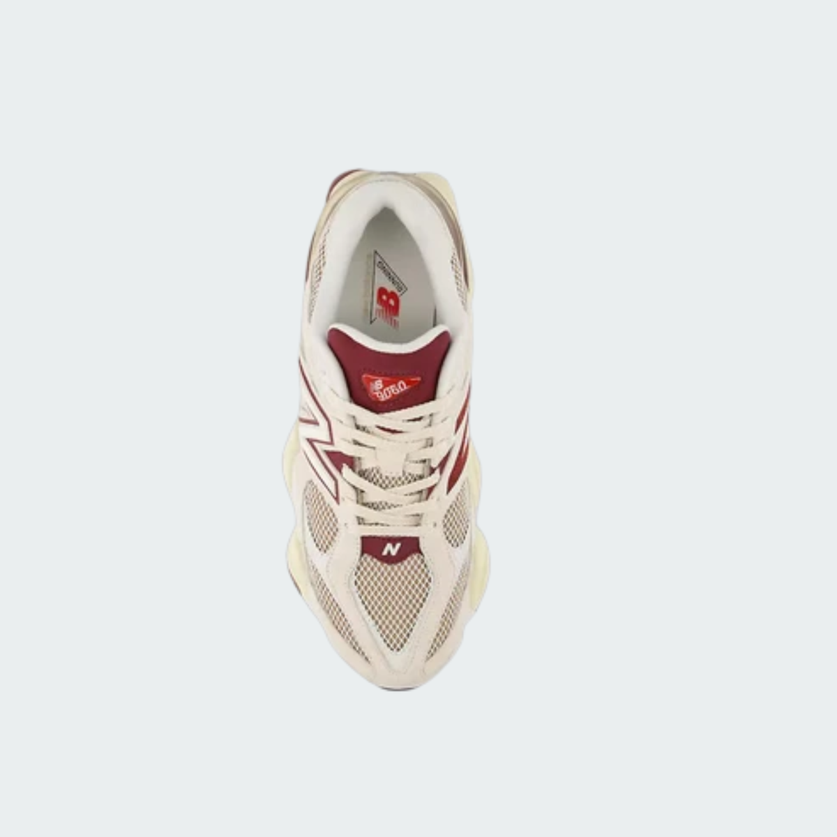 NB 9060 Linen With Monarch Burgundy