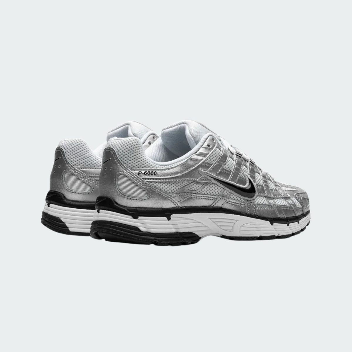 P-6000 Metallic Silver Black