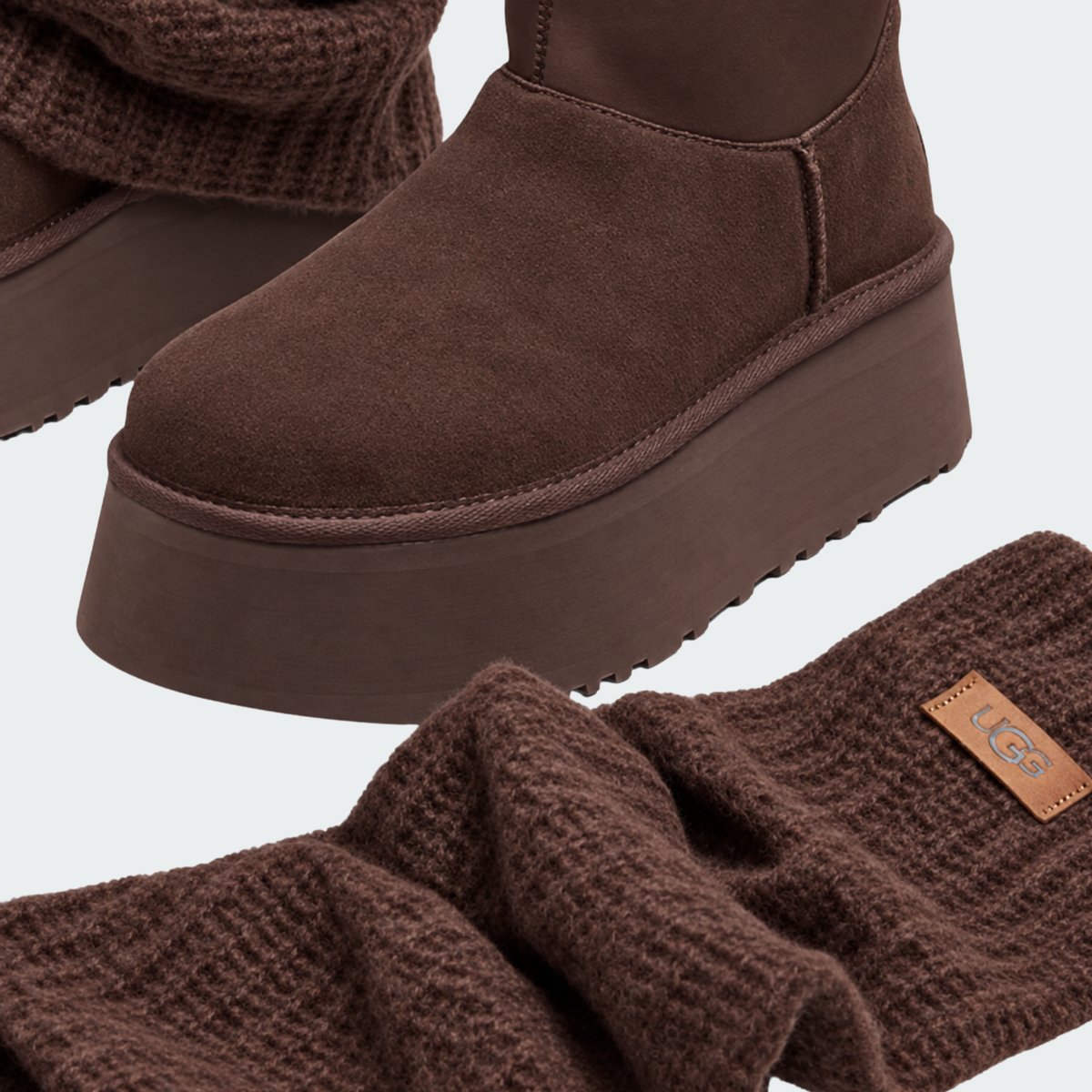 Classic Mini Dipper Legwarmer Brown