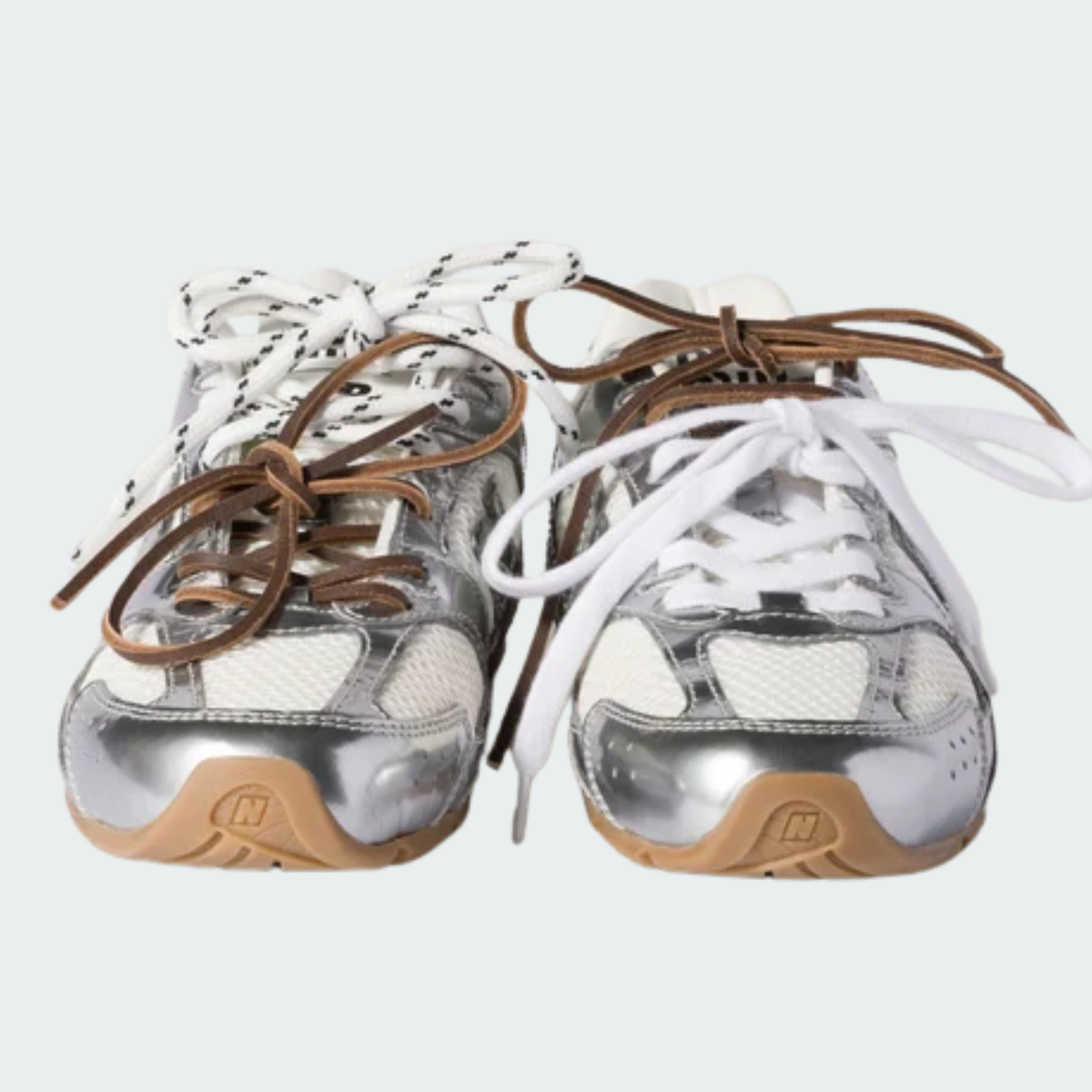 530 SL Runner – Leather and Mesh Metallic Edition