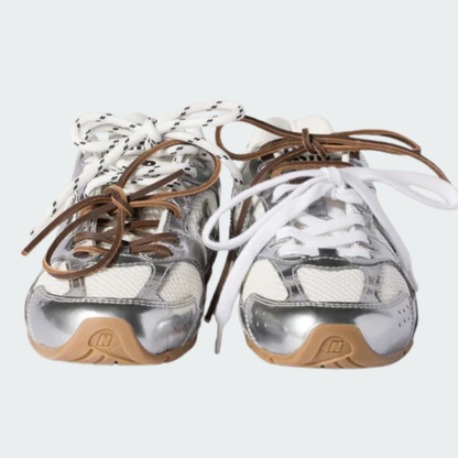 530 SL Runner – Leather and Mesh Metallic Edition
