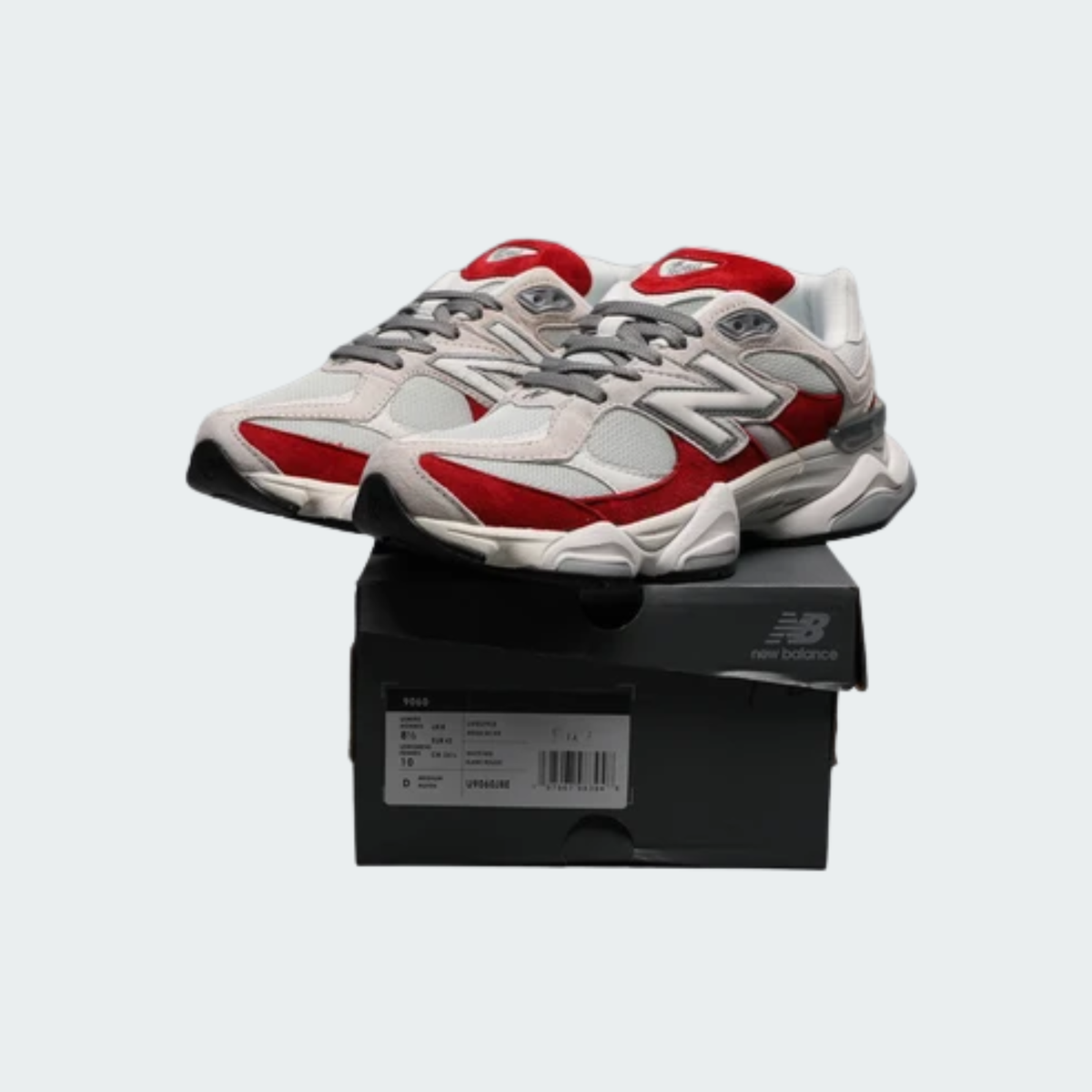 NB 9060 White Red JBE