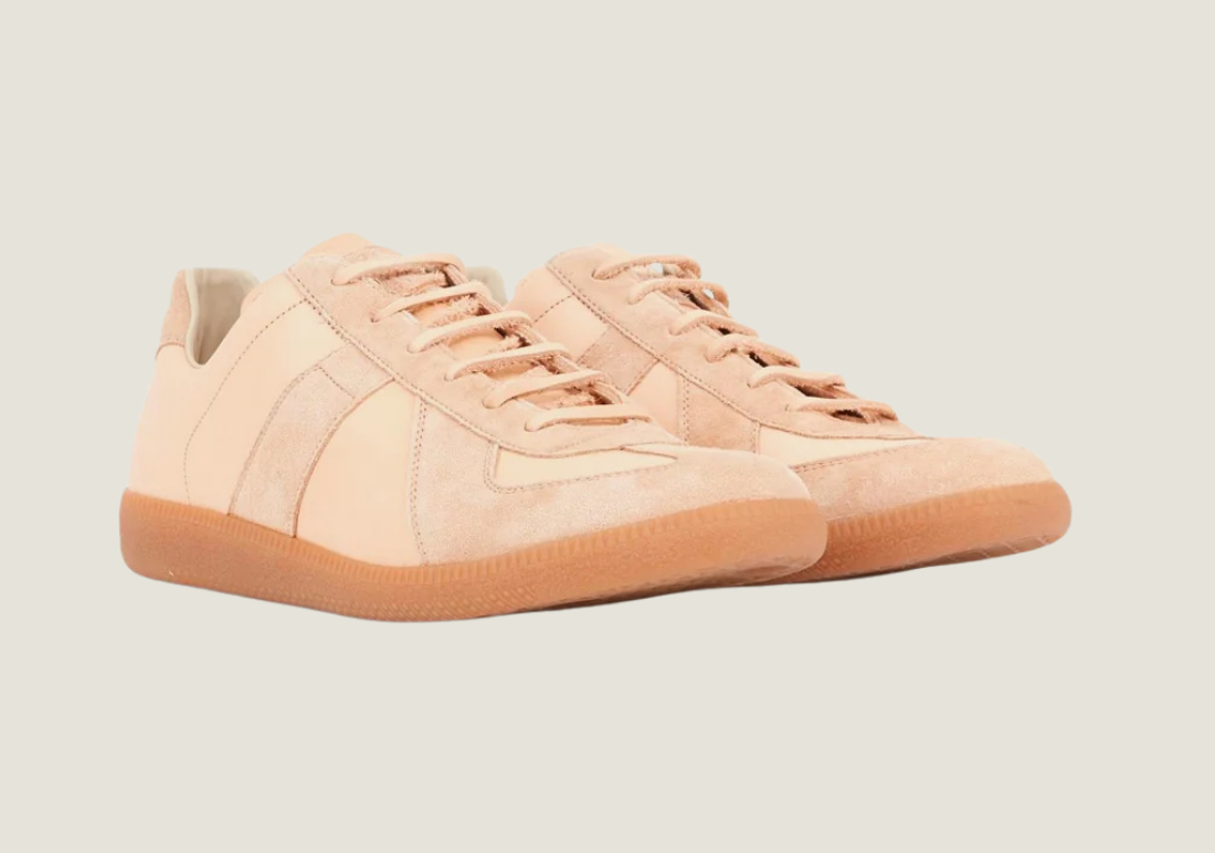 MM Beige / Gum nappa leather