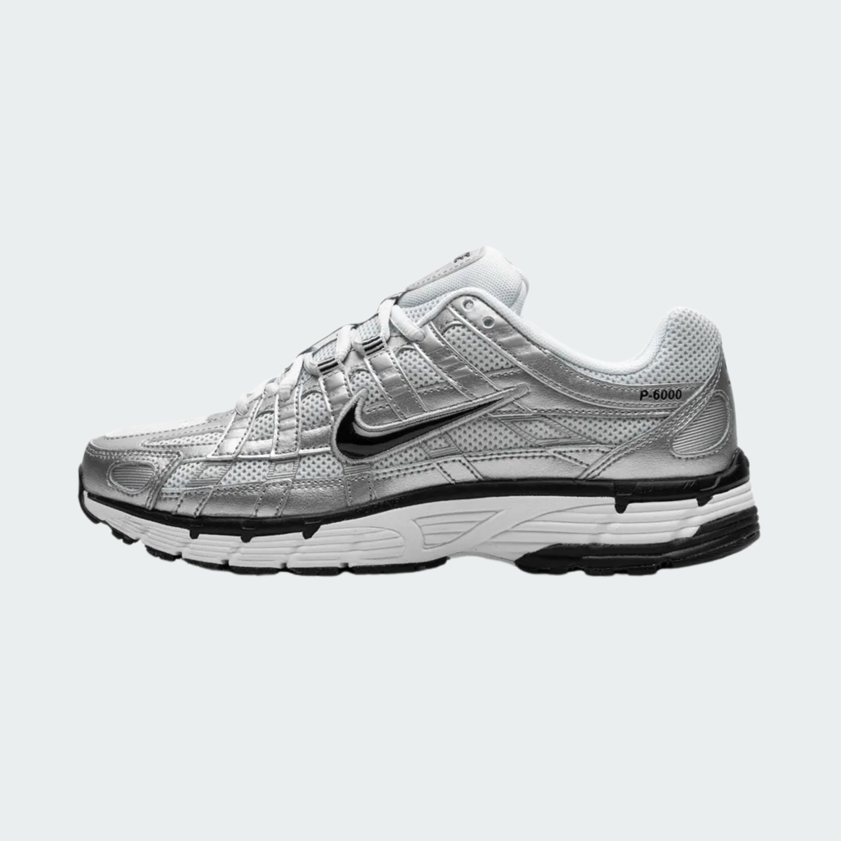 P-6000 Metallic Silver Black