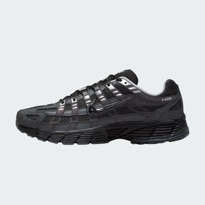 P-6000 Suede Anthracite Metallic Silver