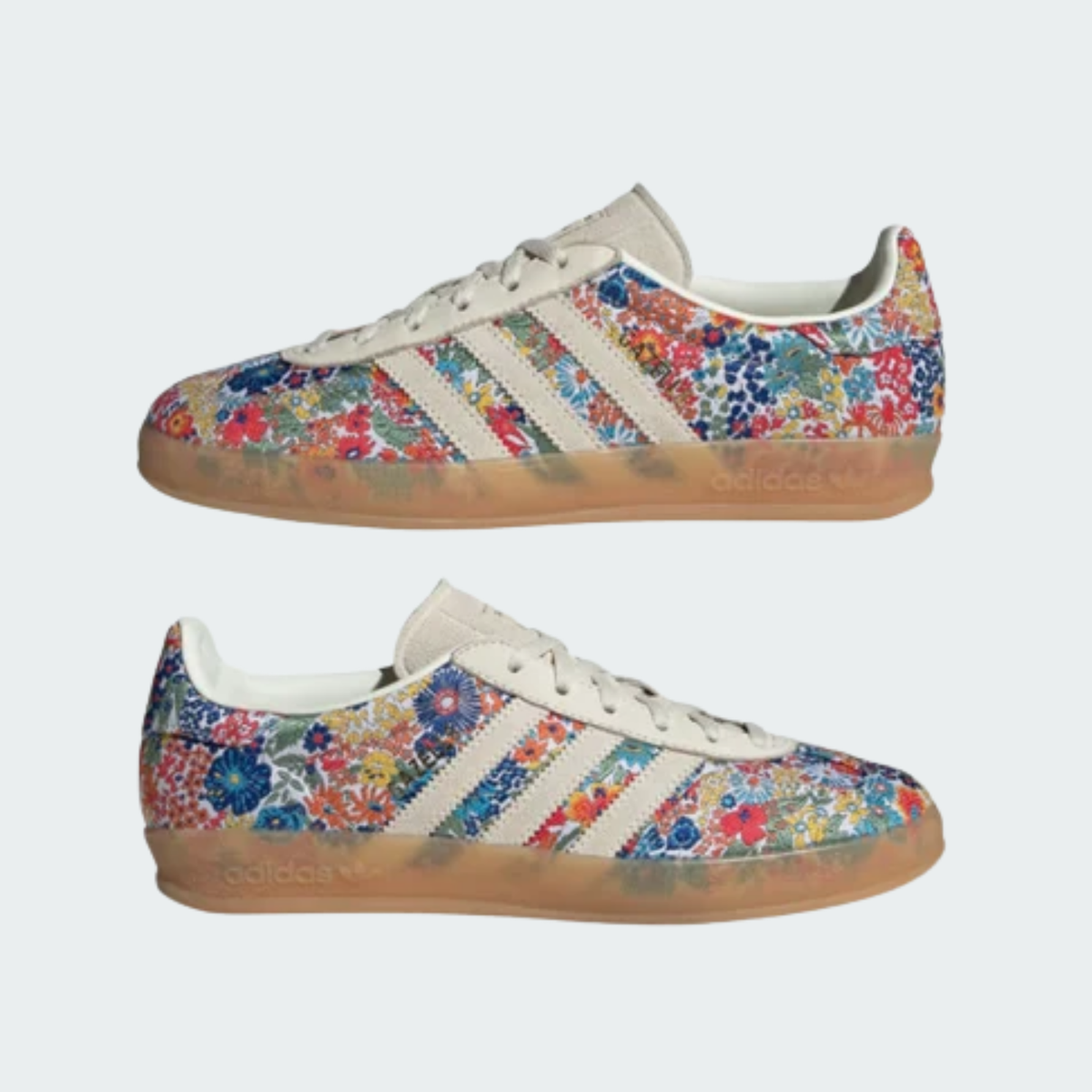 Samba OG- Liberty London Off White gum Collegiate Green