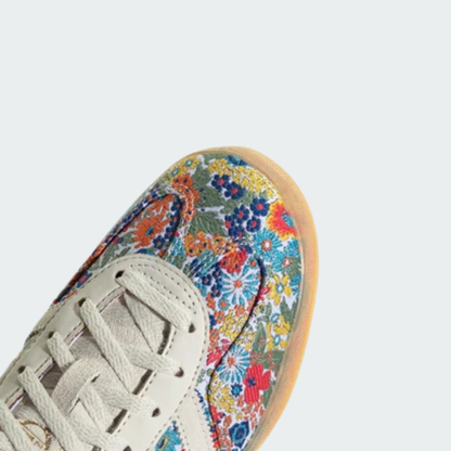 Samba OG- Liberty London Off White gum Collegiate Green