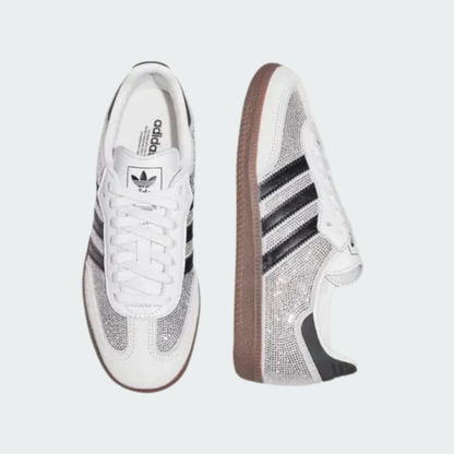 SAMBA OG RHINESTONE-EMBELLISHED TRAINERS