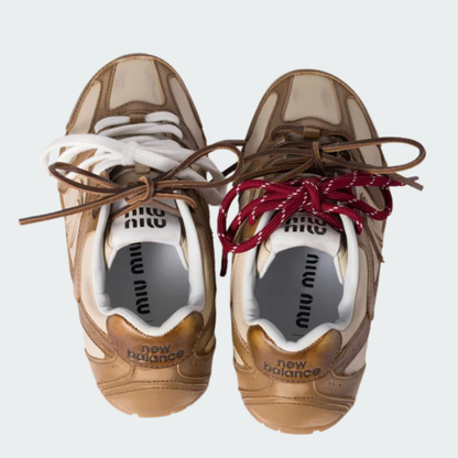 530 SL Runner – Deco’ Calf Leather & Suede Edition (Cinnamon / Travertine Gray)
