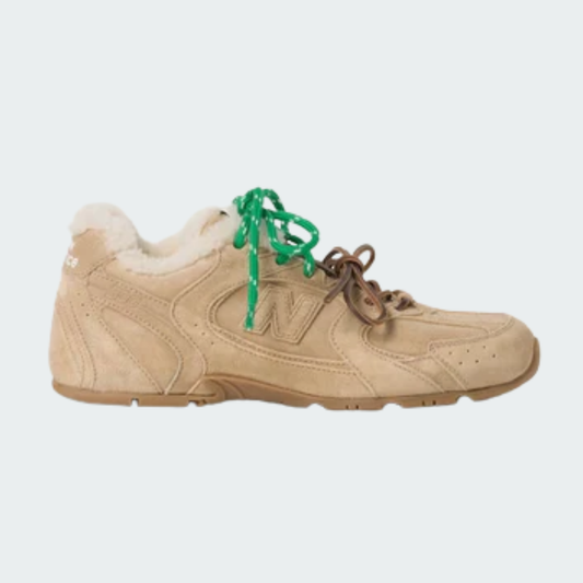 530 SL Runner – Bleached Leather & Shearling Edition (Écru)