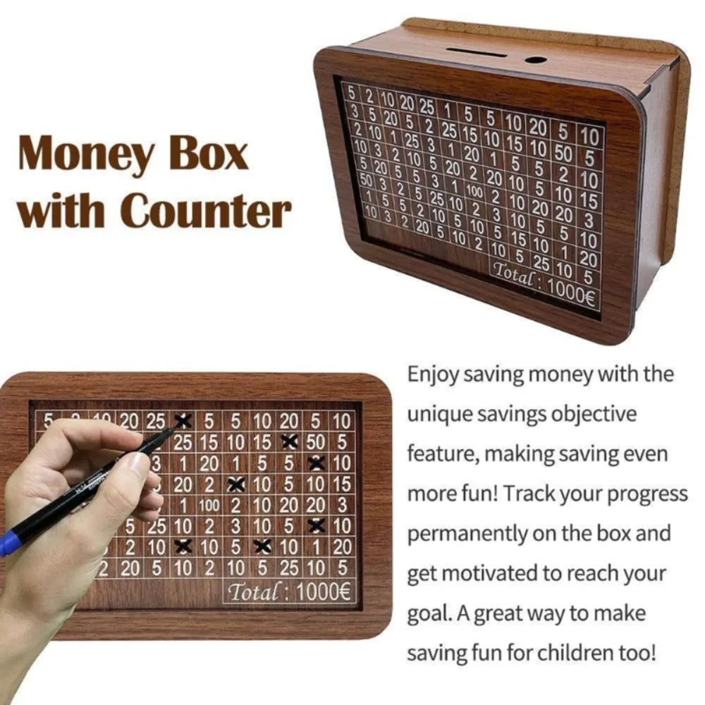 Wooden Piggy Bank