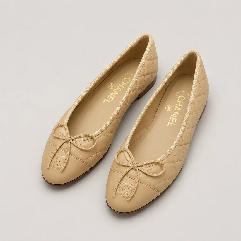 CN Ballet Flats Beige
